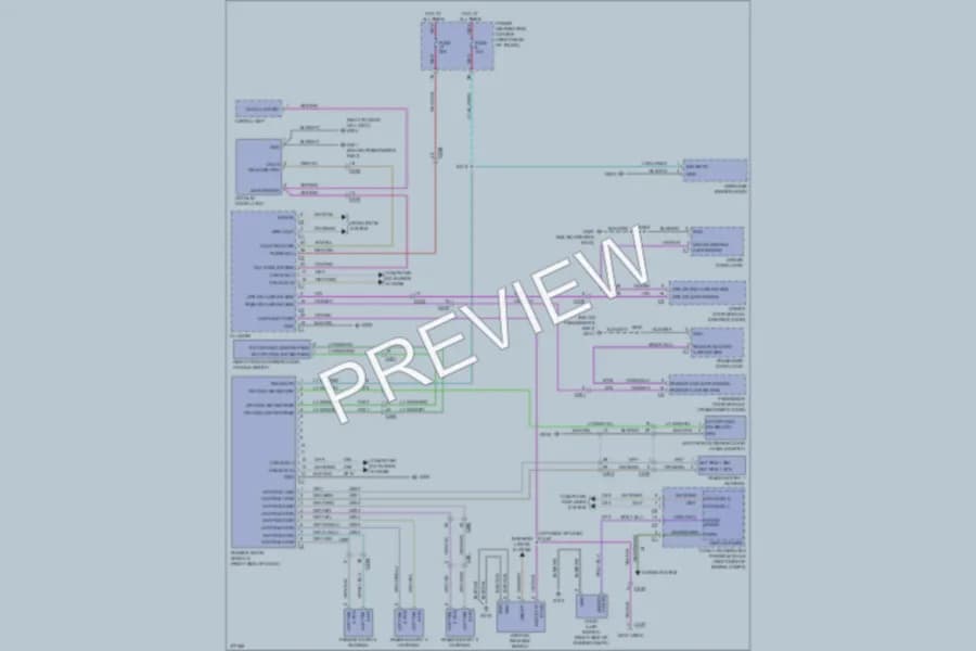 2011 Dodge Challenger Anti Theft wiring diagram preview