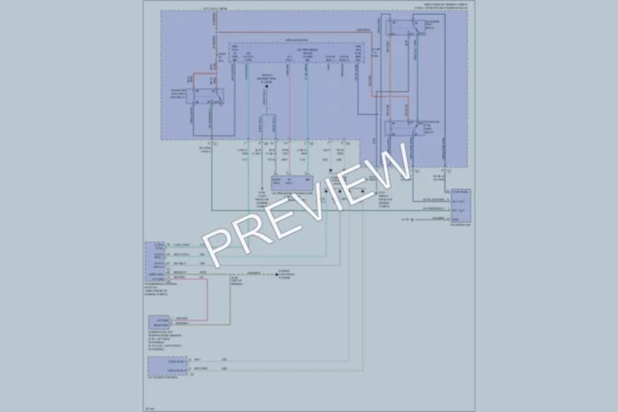 2011 Dodge Challenger Cooling Fan wiring diagram preview