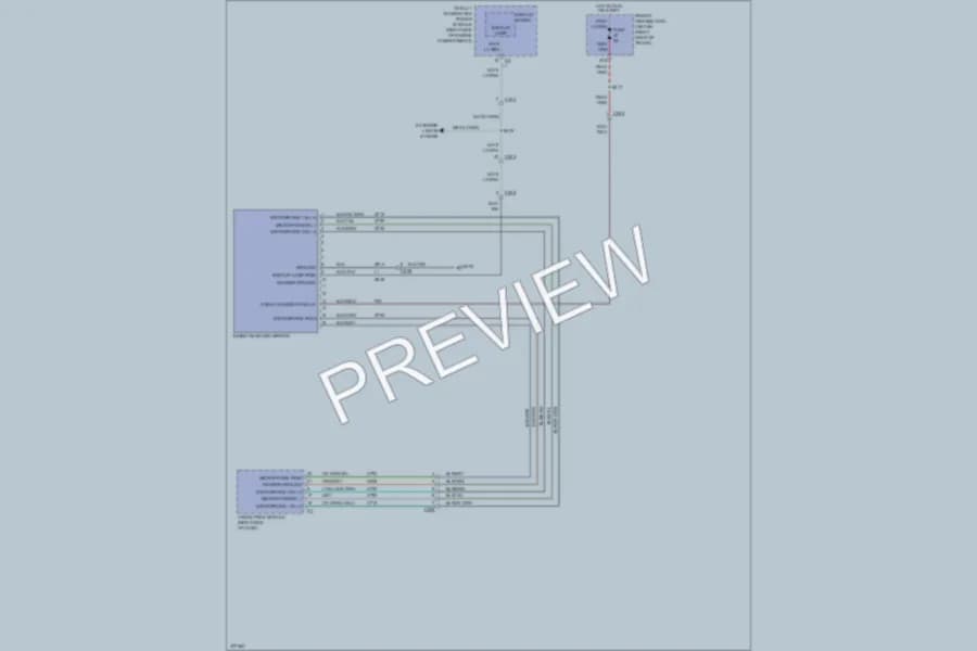 2011 Dodge Challenger Power Mirrors wiring diagram preview