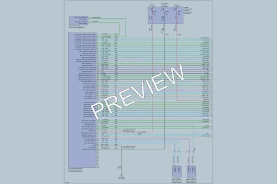 2011 Dodge Challenger Supplemental Restraints wiring diagram preview