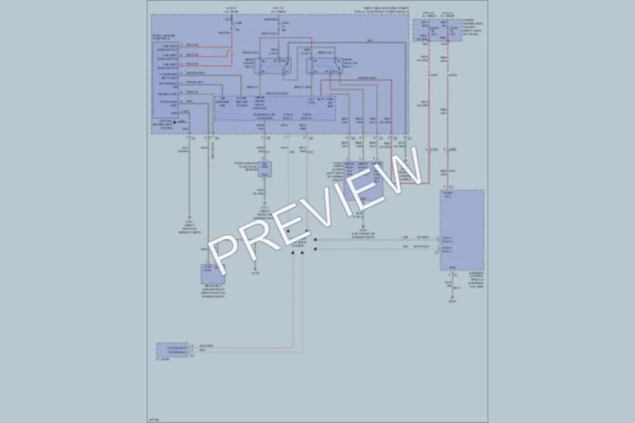 2011 Dodge Challenger Wiper Washer wiring diagram preview