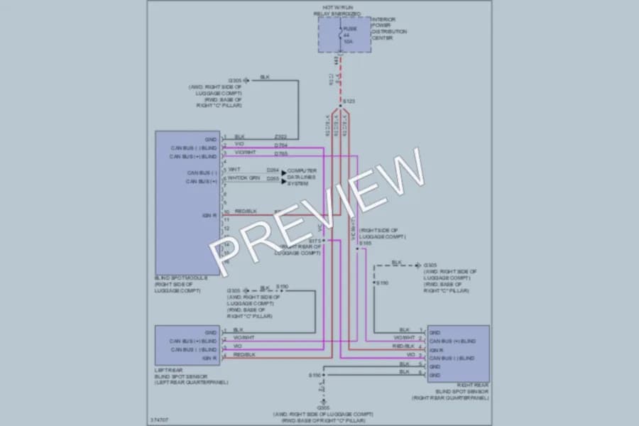 2011 Dodge Charger Navigation wiring diagram preview