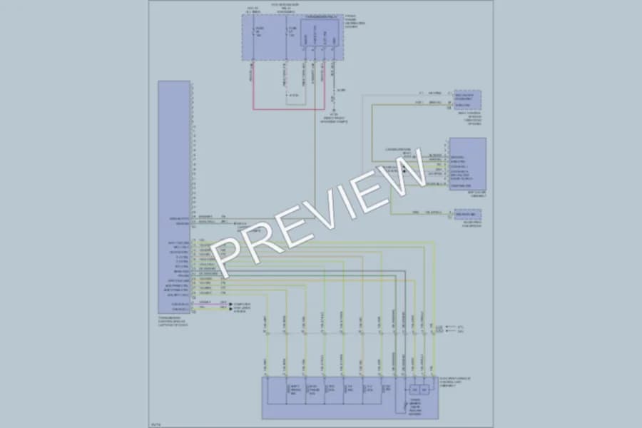 2011 Dodge Charger Transmission wiring diagram preview