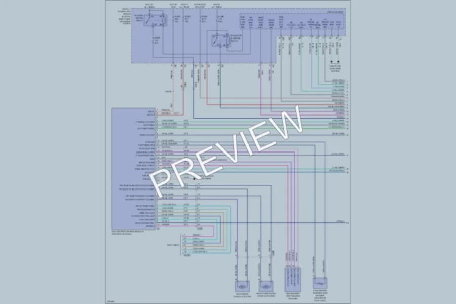 2011 Dodge Durango Air Conditioning wiring diagram preview