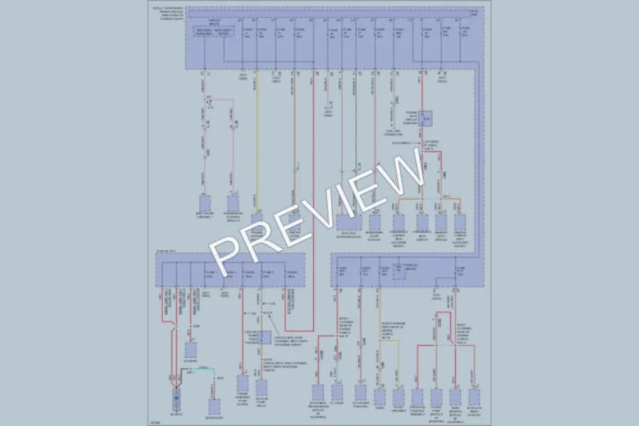 2011 Dodge Durango Power Distribution wiring diagram preview