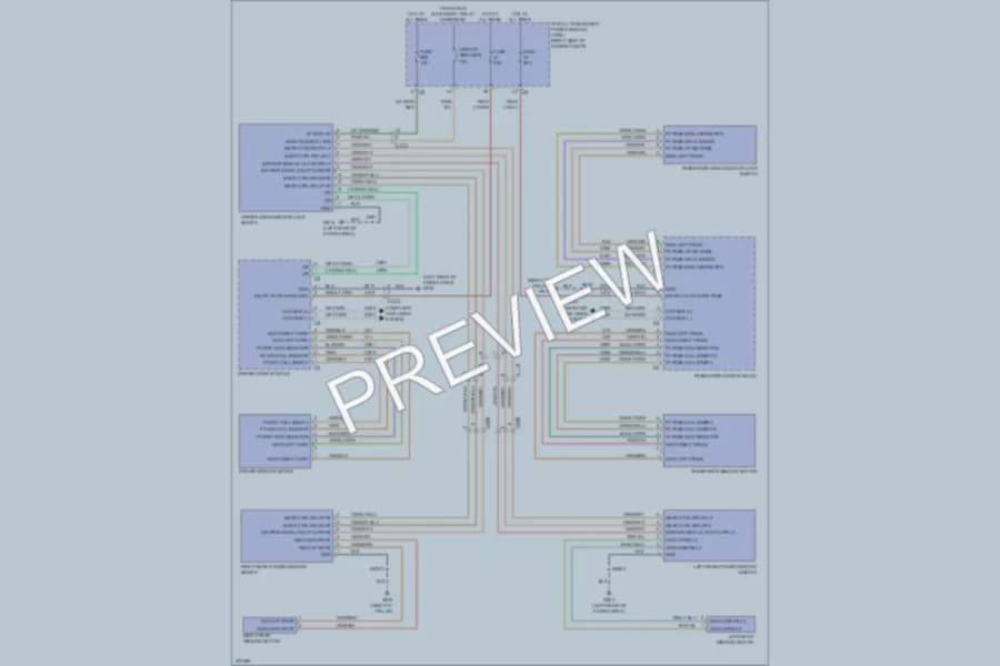 2011 Dodge Durango Power Windows wiring diagram preview