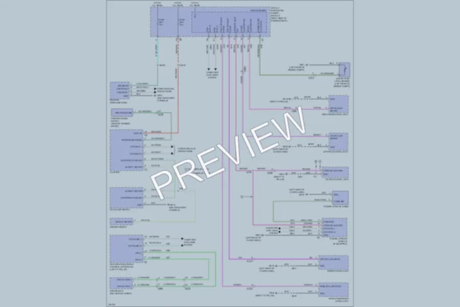 2011 Dodge Durango Warning Systems wiring diagram preview