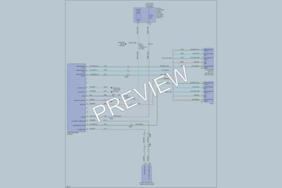 2011 Dodge GrandCaravan Power Mirrors wiring diagram preview
