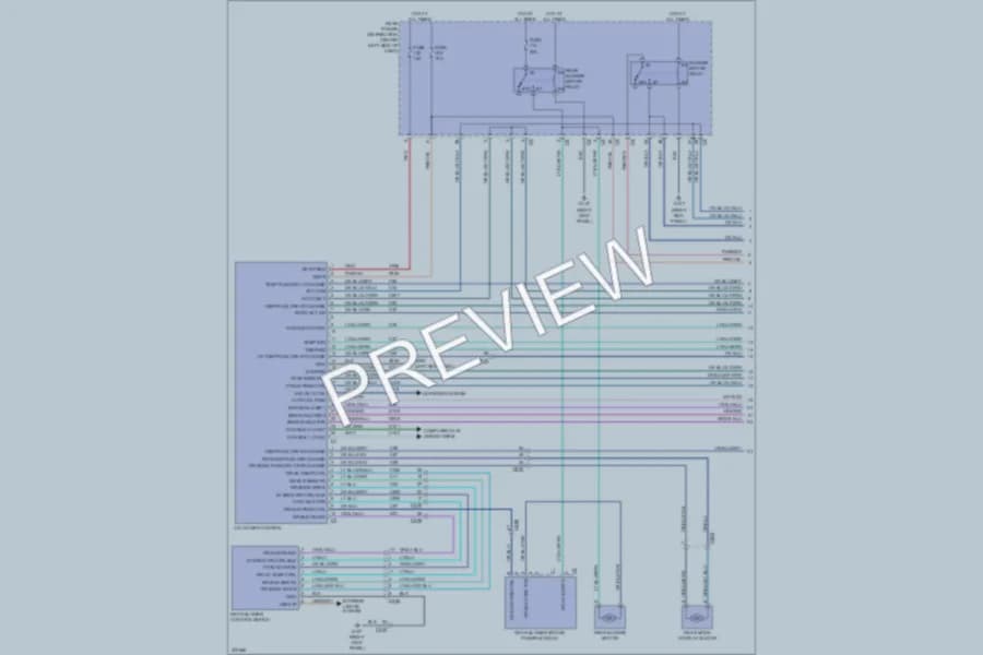 2011 Dodge Journey Air Conditioning wiring diagram preview