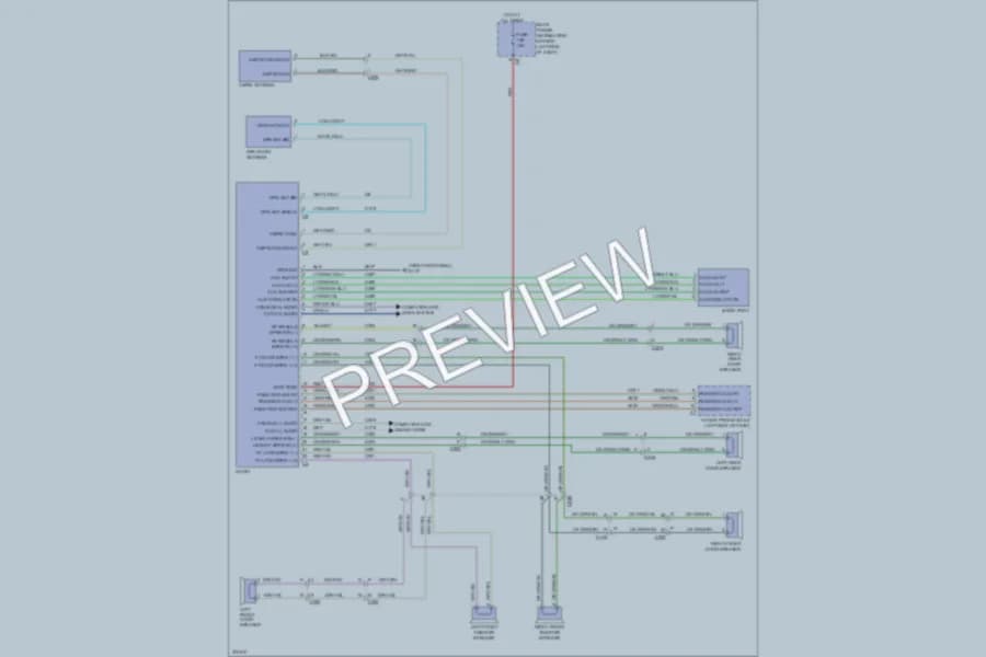 2011 Dodge Journey Navigation wiring diagram preview