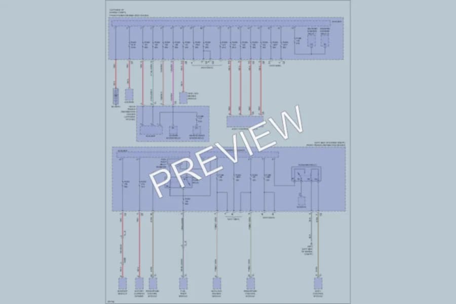 2011 Dodge Journey Power Distribution wiring diagram preview