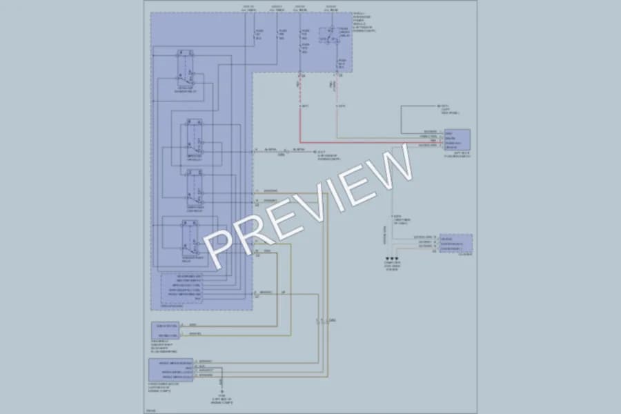 2011 Dodge Nitro Wiper Washer wiring diagram preview