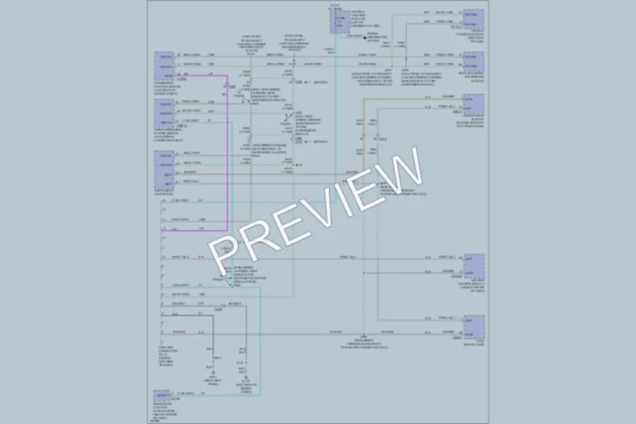 2011 Ford CrownVictoria Computer Data Lines wiring diagram preview