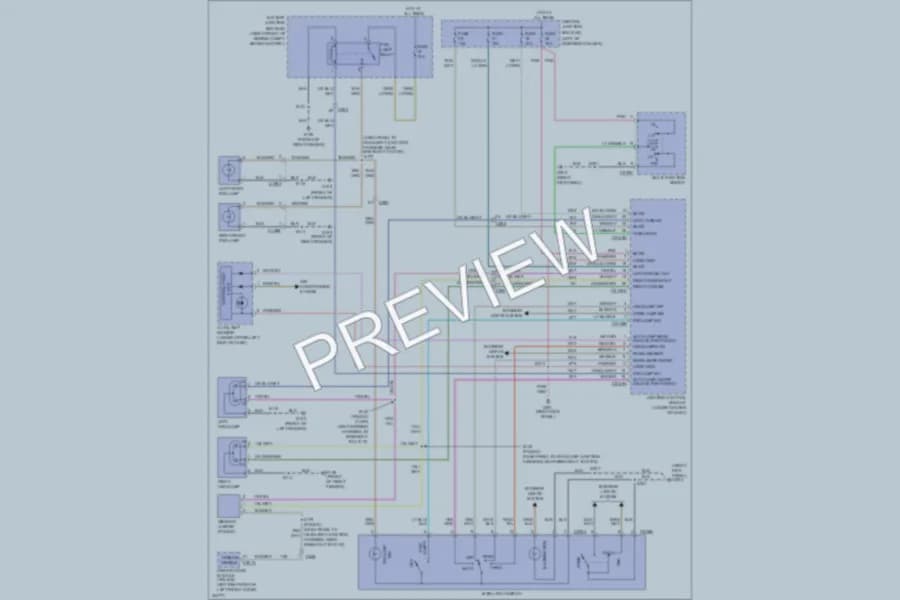 2011 Ford CrownVictoria Headlights wiring diagram preview