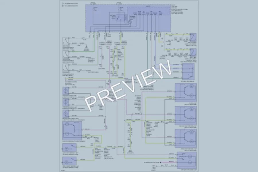 2011 Ford E450Econoline Interior Lights wiring diagram preview