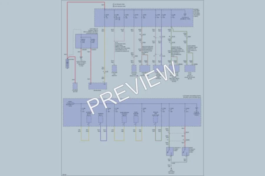 2011 Ford Edge Power Distribution wiring diagram preview