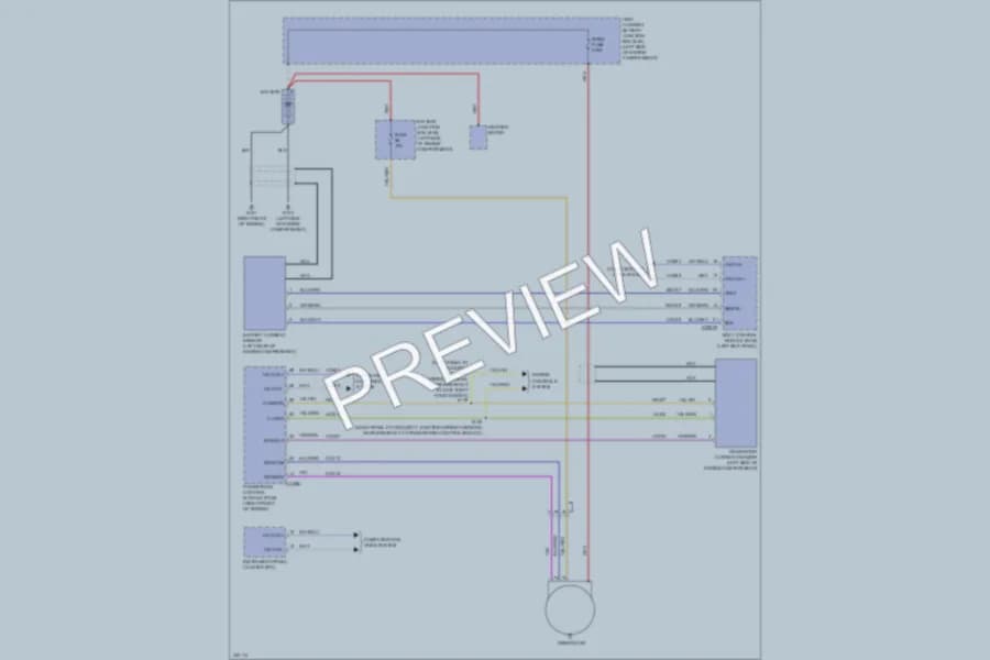 2011 Ford Edge Starting Charging wiring diagram preview