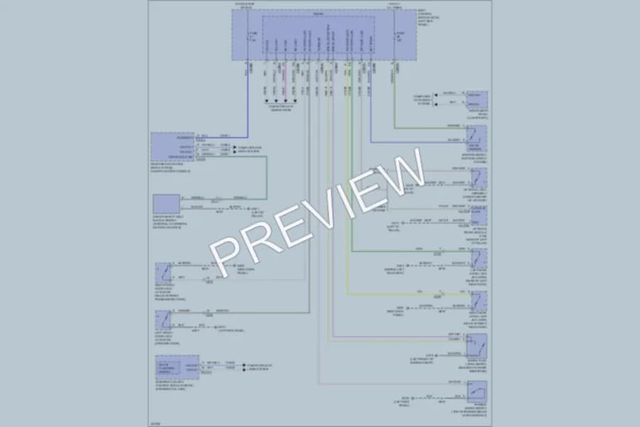 2011 Ford Edge Warning Systems wiring diagram preview