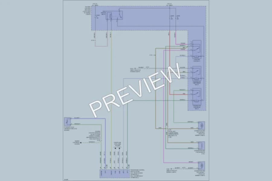 2011 Ford Escape Cooling Fan wiring diagram preview