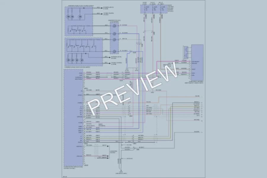 2011 Ford Escape Navigation wiring diagram preview