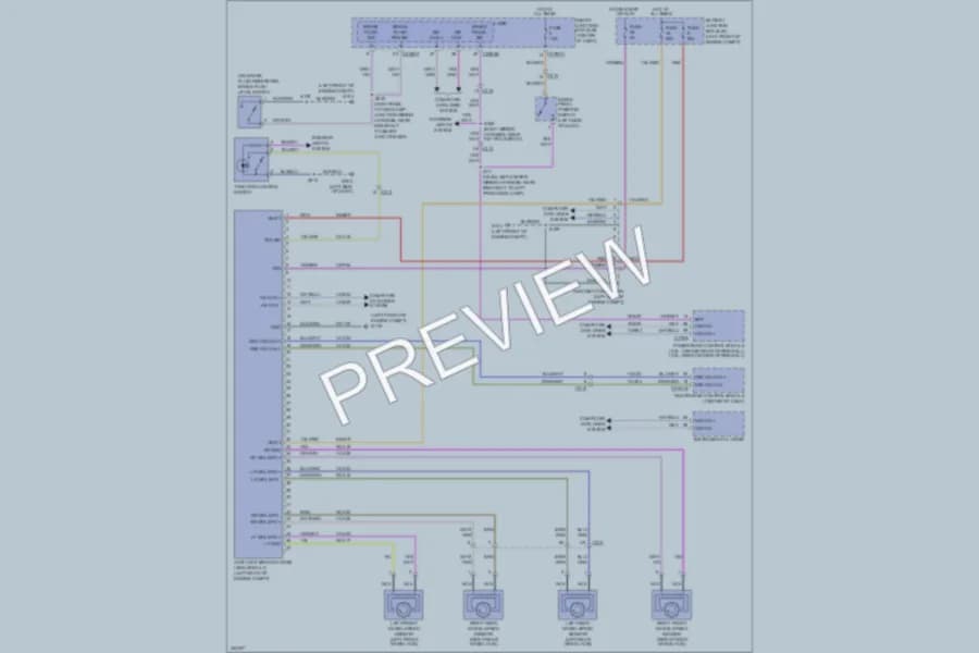 2011 Ford EscapeHybrid Anti Lock Brakes wiring diagram preview