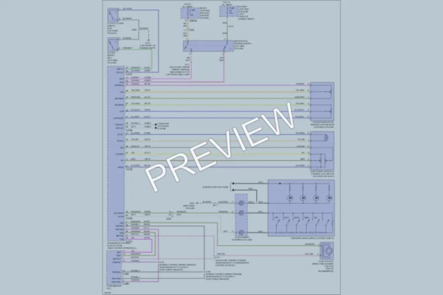 2011 Ford EscapeHybrid Cruise Control wiring diagram preview
