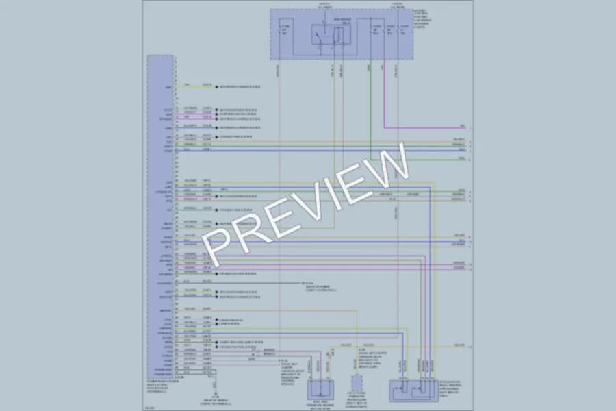 2011 Ford EscapeHybrid Engine Performance wiring diagram preview