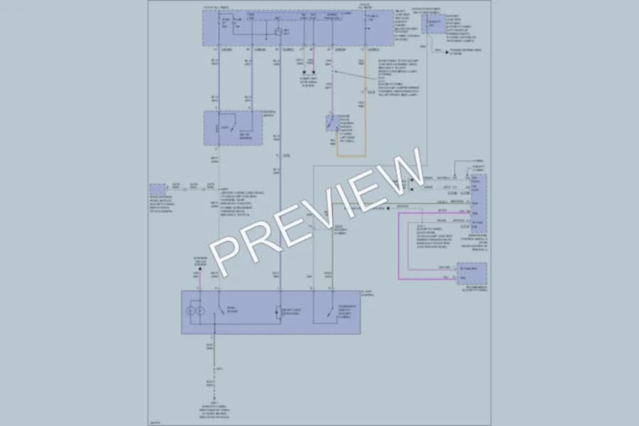 2011 Ford EscapeHybrid Shift Interlock wiring diagram preview