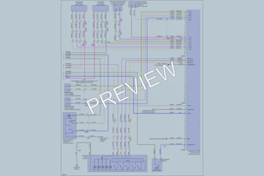 2011 Ford Explorer Anti Theft wiring diagram preview
