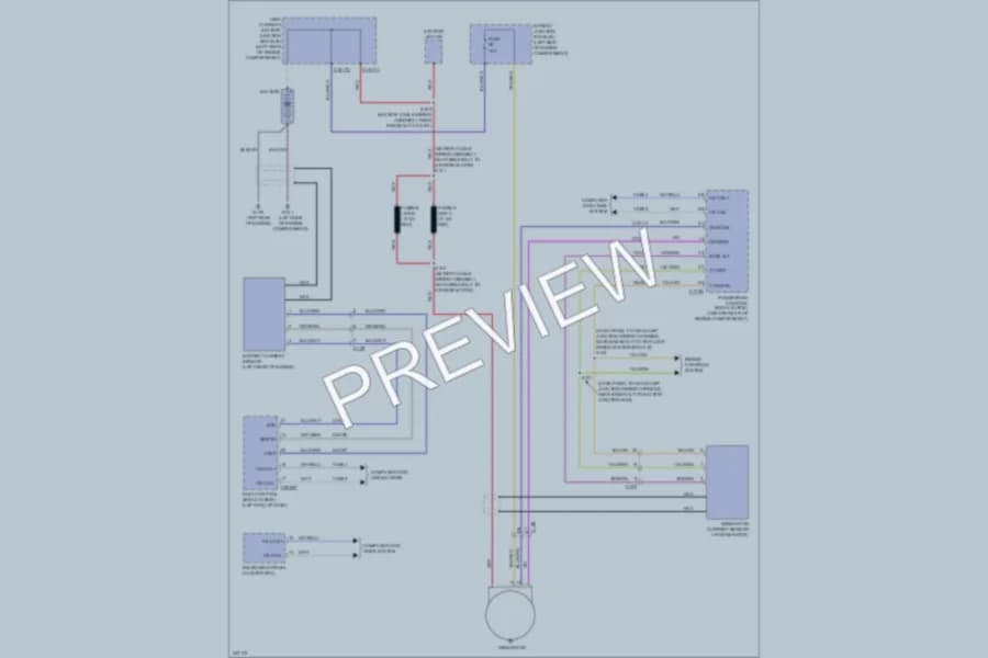 2011 Ford Explorer Starting Charging wiring diagram preview