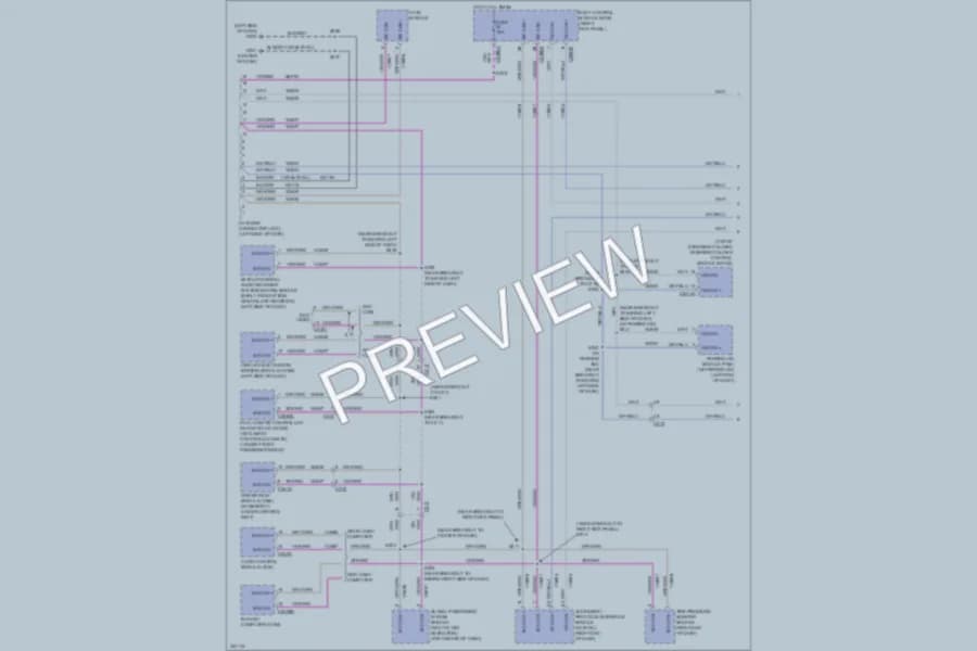 2011 Ford F350 Super Duty Computer Data Lines wiring diagram preview with protected circuit layout