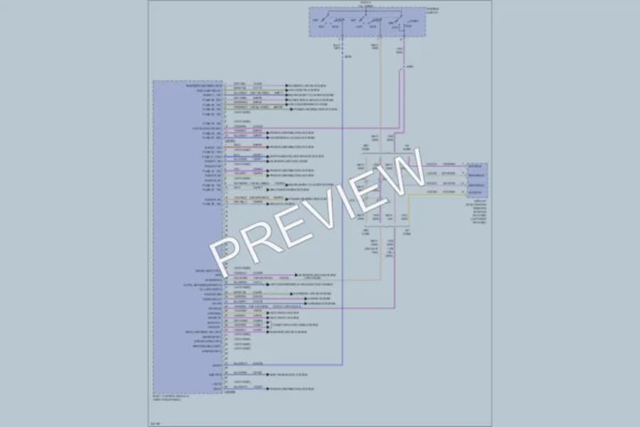 2011 Ford F450ChsCab Body Control Modules wiring diagram preview