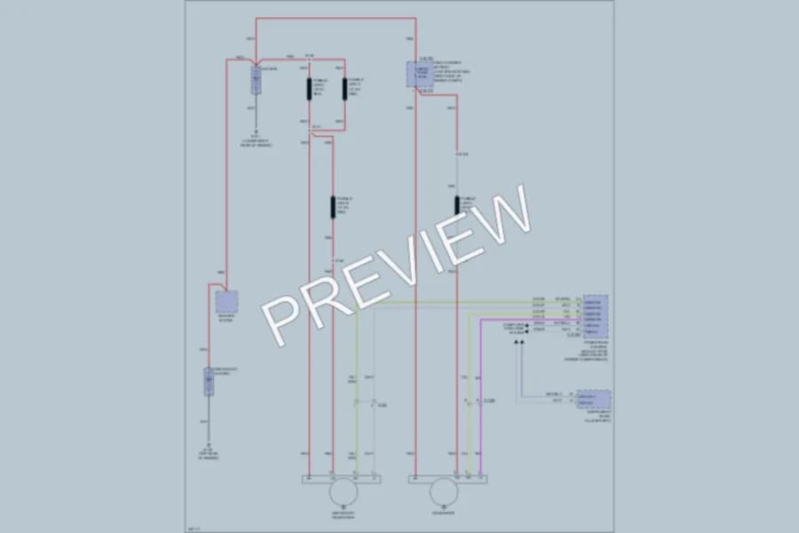 2011 Ford F450ChsCab Starting Charging wiring diagram preview