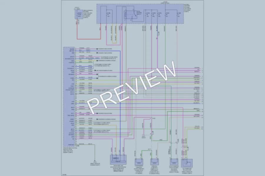 2011 Ford F550ChsCab Engine Performance wiring diagram preview