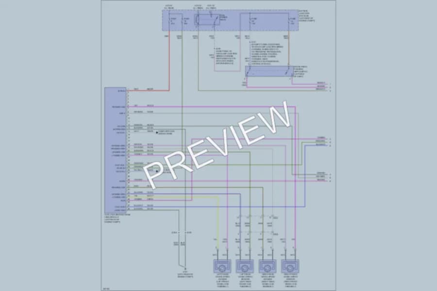 2011 Ford Flex Anti Lock Brakes wiring diagram preview