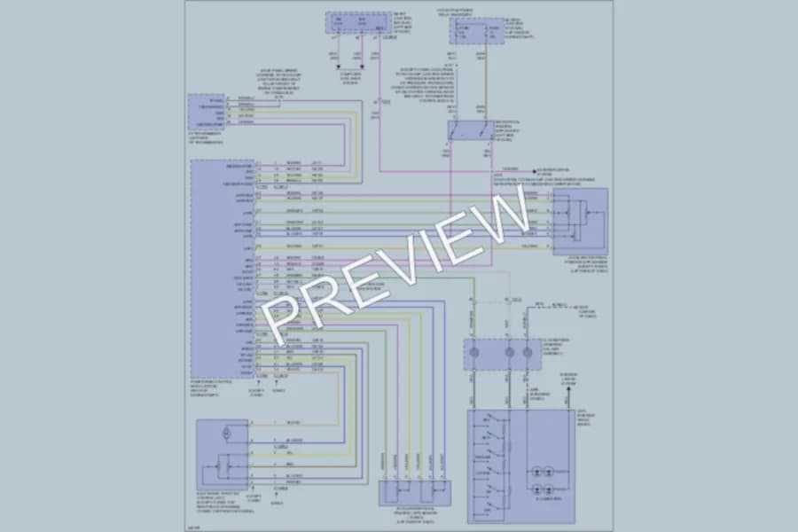 2011 Ford Flex Cruise Control wiring diagram preview