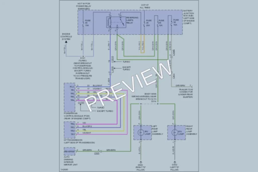2011 Ford Flex Exterior Lights wiring diagram preview