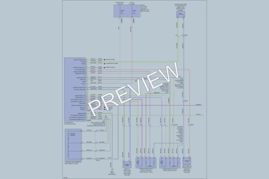 2011 Ford Focus Air Conditioning wiring diagram preview
