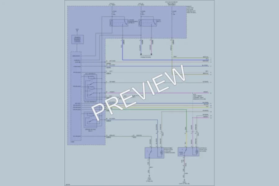 2011 Ford Focus Anti Theft wiring diagram preview