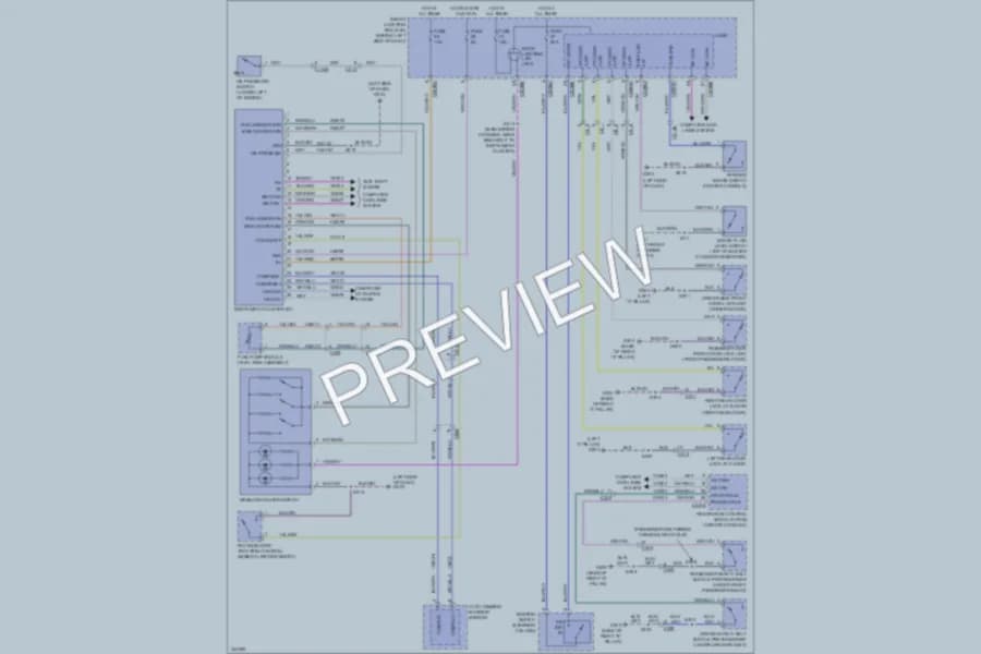 2011 Ford Focus Instrument Cluster wiring diagram preview