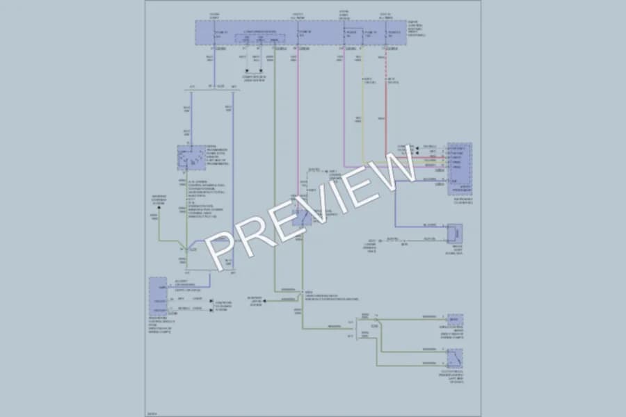 2011 Ford Ranger Shift Interlock wiring diagram preview