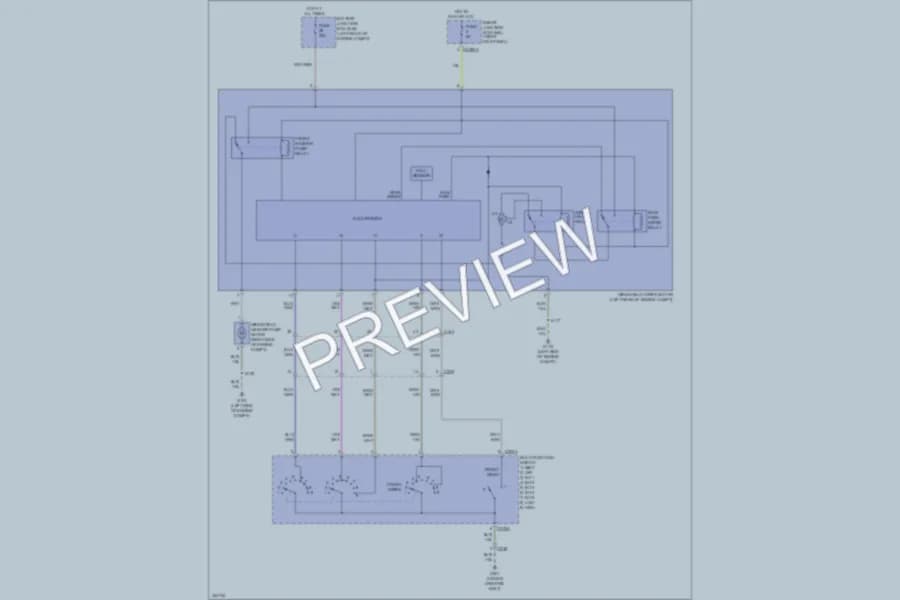 2011 Ford Ranger Wiper Washer wiring diagram preview