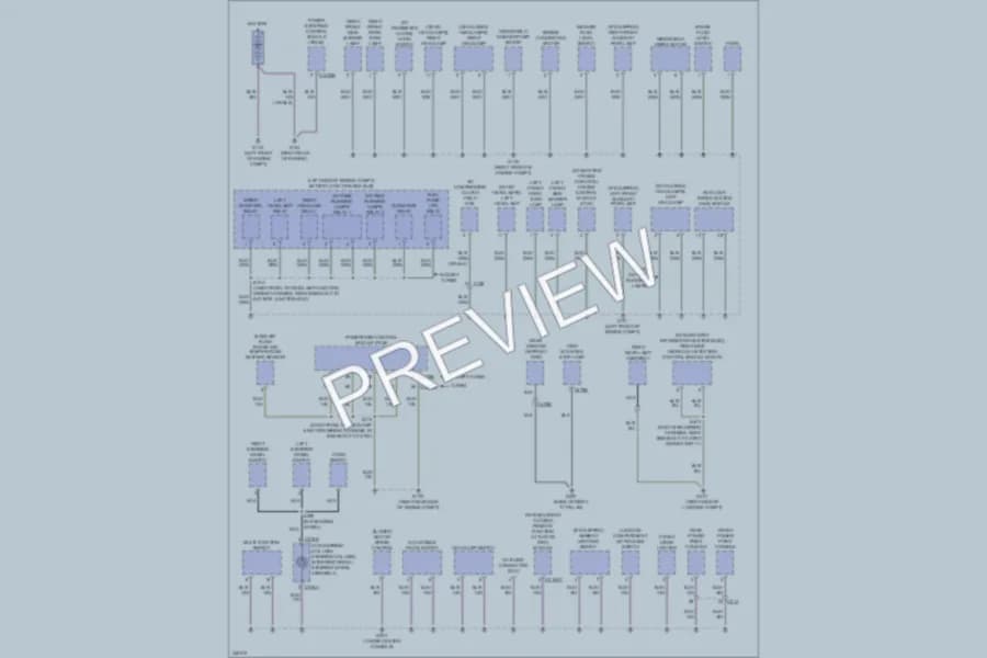 2011 Ford Taurus Ground Distribution wiring diagram preview