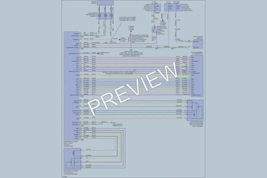 2011 Ford Taurus Transmission wiring diagram preview