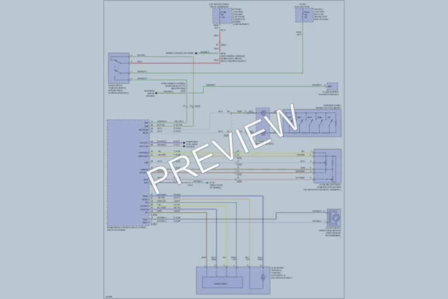 2011 Ford TransitConnect Cruise Control wiring diagram preview