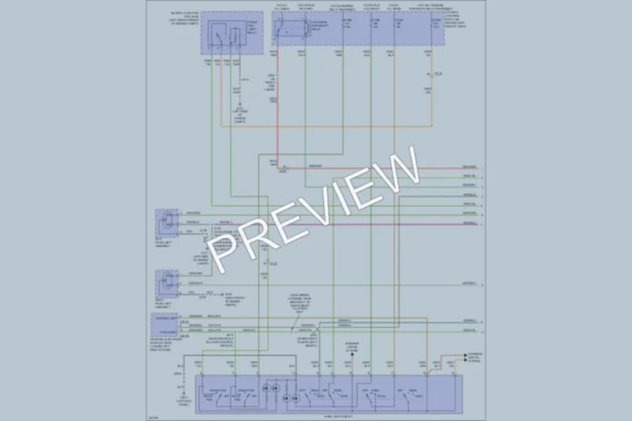 2011 Ford TransitConnect Headlights wiring diagram preview