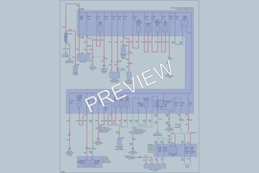 2011 Ford TransitConnect Power Distribution wiring diagram preview