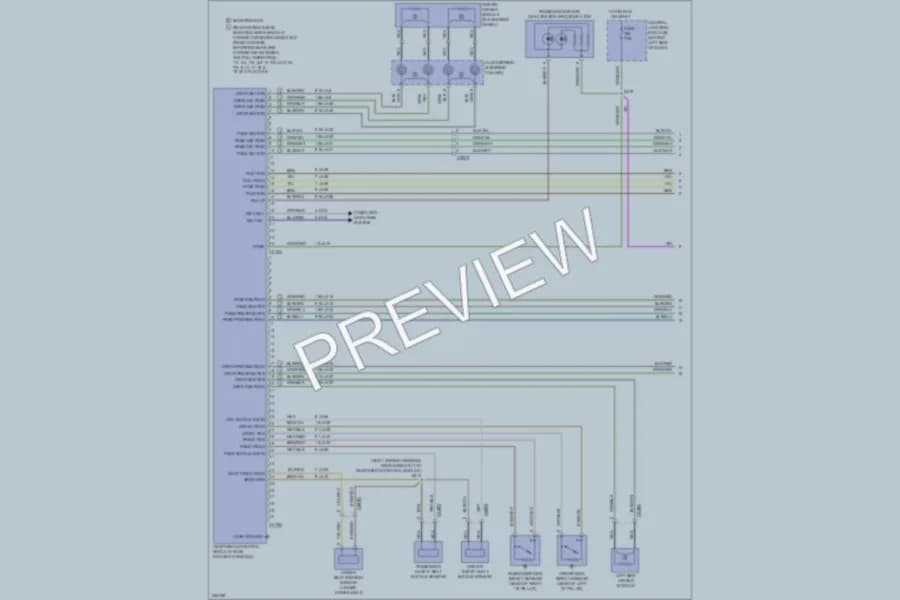 2011 Ford TransitConnect Supplemental Restraints wiring diagram preview