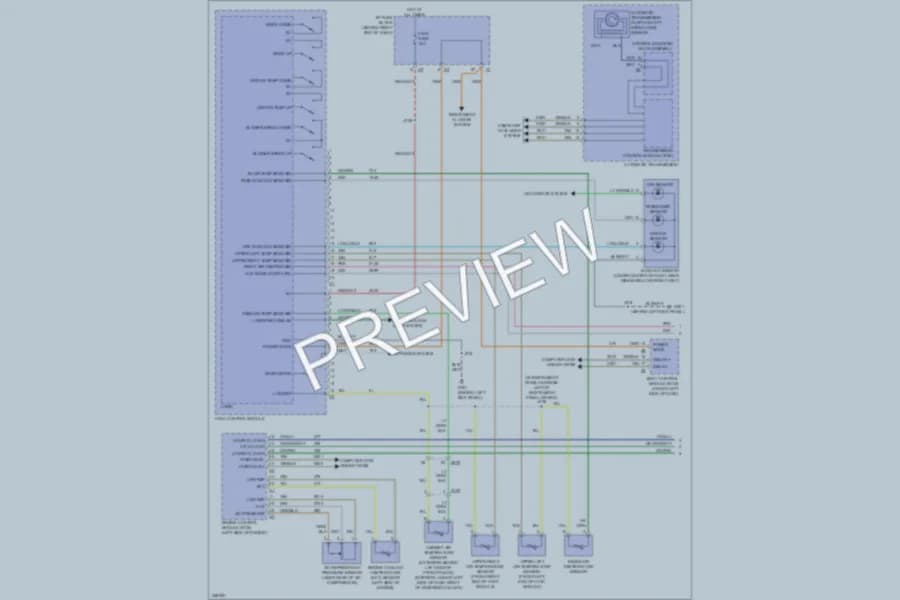 2011 GMC Acadia Air Conditioning wiring diagram preview