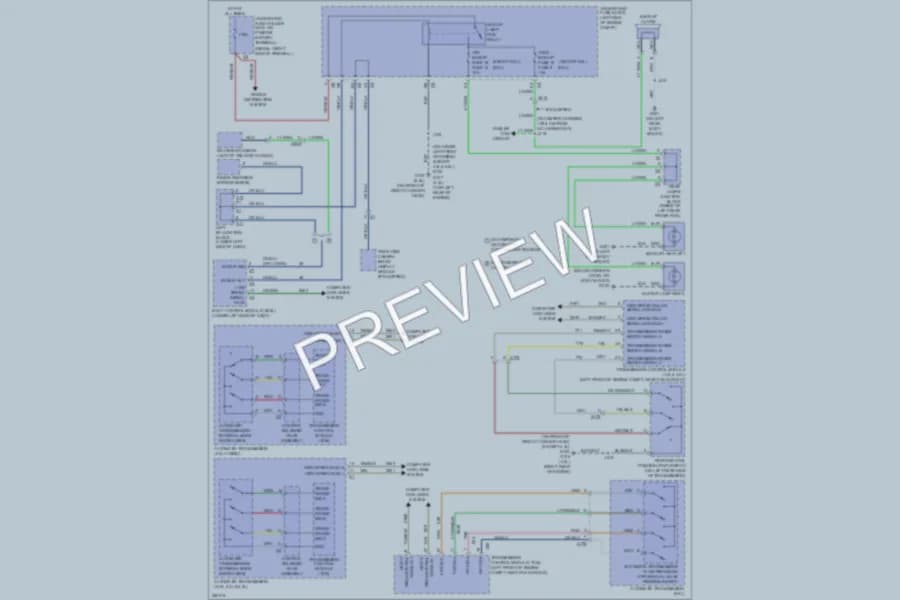 2011 GMC 3500 Hd Exterior Lights wiring diagram preview with protected circuit layout